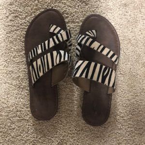 NWOT Leopard sandals